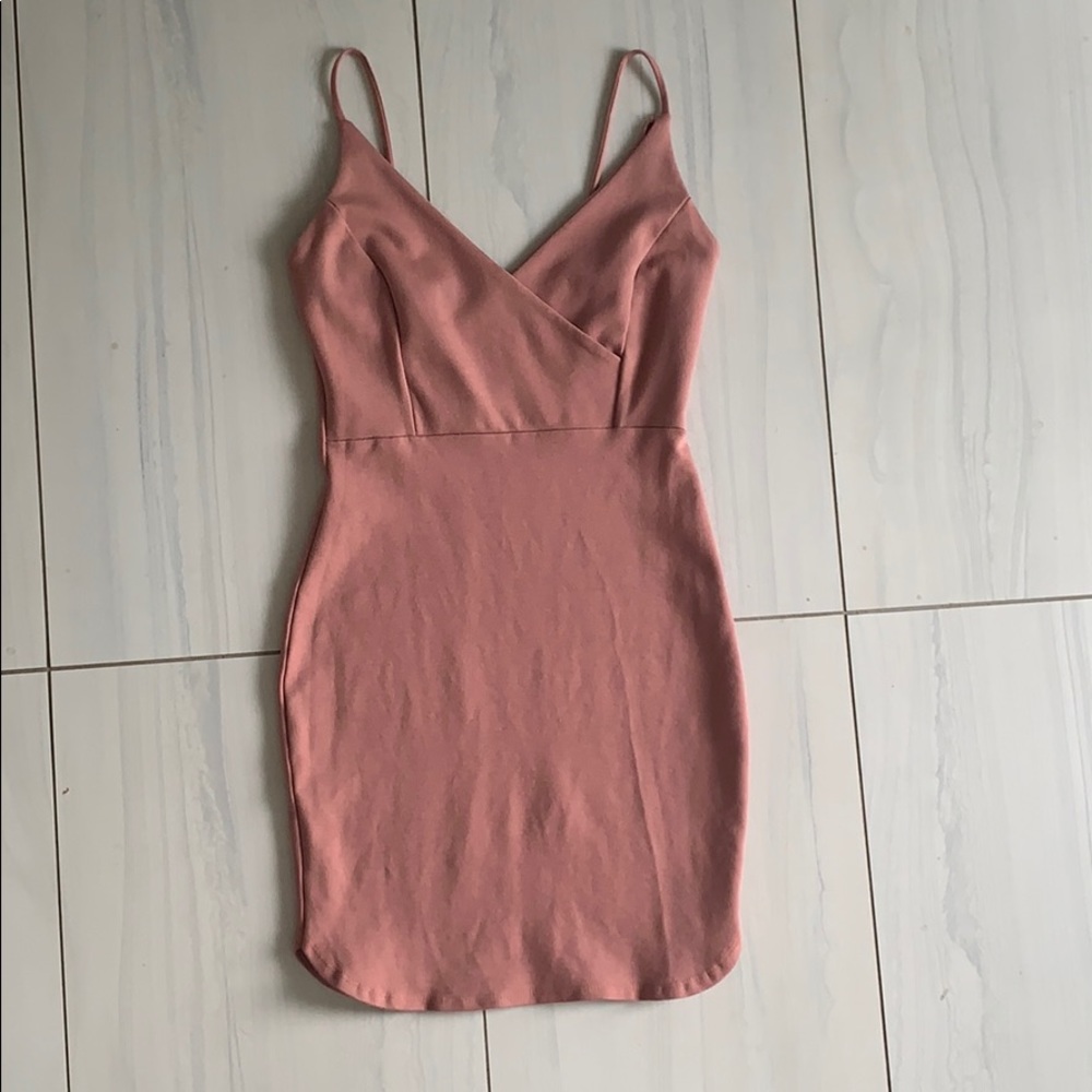 Pink mini dress M boutique